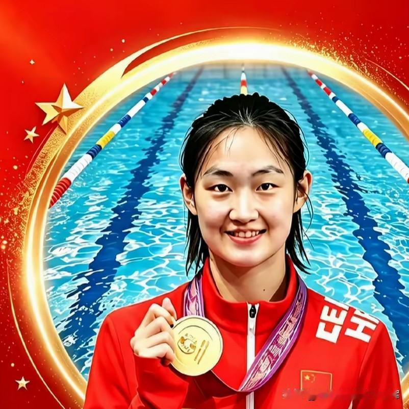 24岁游泳选手李冰洁，眉清目秀实力出众，奖牌收获满满。名古屋亚运会她斩获两枚金牌