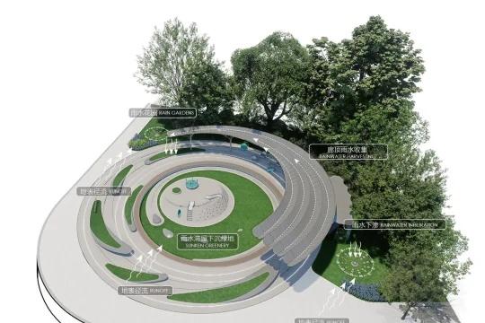 景观设计｜公园设计、景观改造
项目名称：旋转水滴公园
项目地点：湖北宜昌
设计时