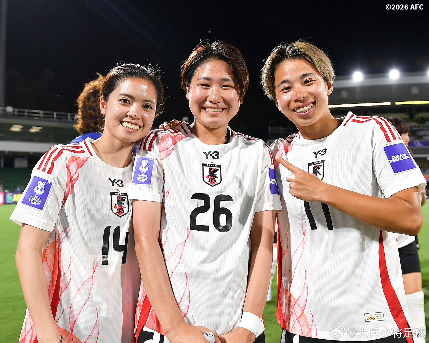 女足亚洲杯 昨天11个进球，其中9个来自前東京Beleza球员💚，其余两个来自