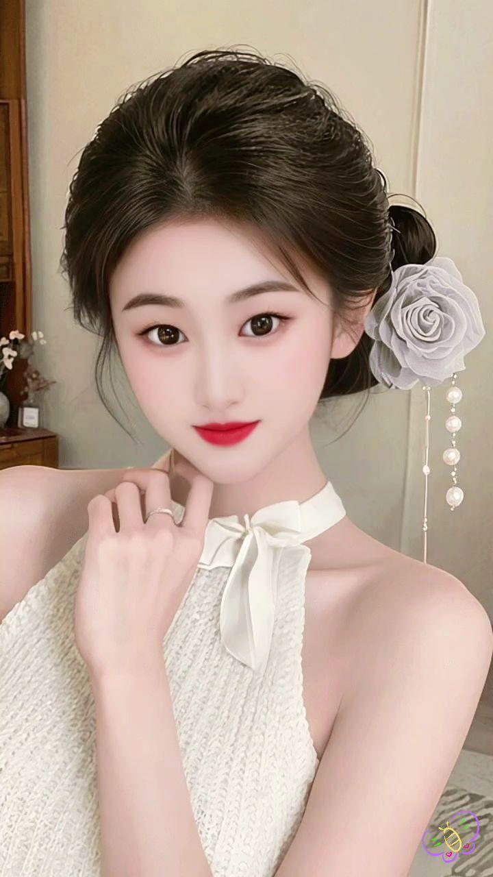 美出温柔感 甜美造型 纯欲小白花 清纯甜美 少女心
