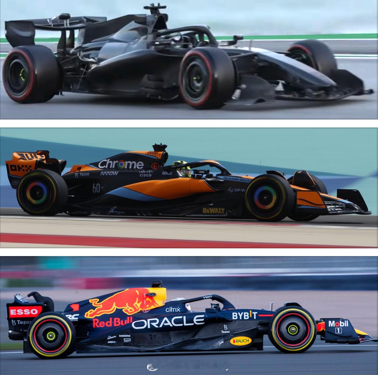 这几天看F1 26赛季马丁AMR26的新车侧厢不知道为什么侧厢进气+侧厢和MCL