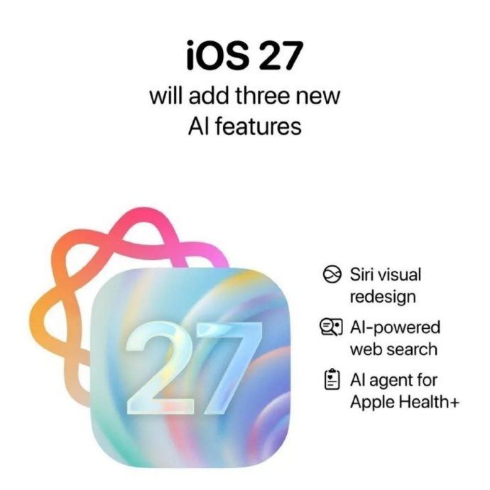 苹果iOS27系列新功能 苹果折叠屏手机即将到来 十分期待 iOS 27 为其专