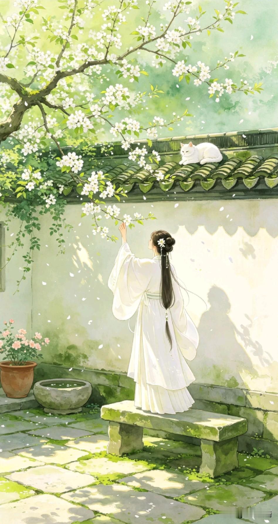 《淡中真味》

淡淡风，淡淡云，淡淡花香，淡淡身影；
闲闲步，闲闲眠，闲闲书卷，
