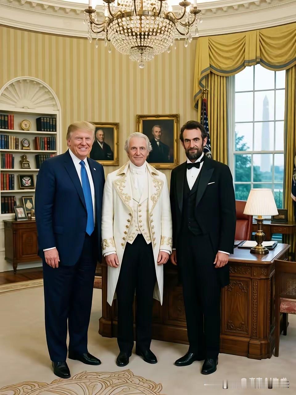 特朗普如果能把格陵兰岛纳入美国版图（大概率），那他将是与华盛顿、林肯并肩成就的美