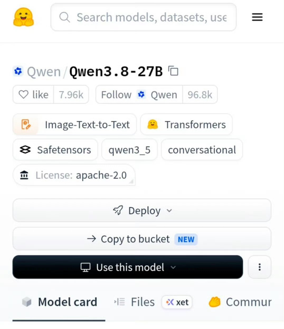 科技佳ZHJ Qwen3.827B发布科技先锋官 阿里开源了 Qwen3.8-2