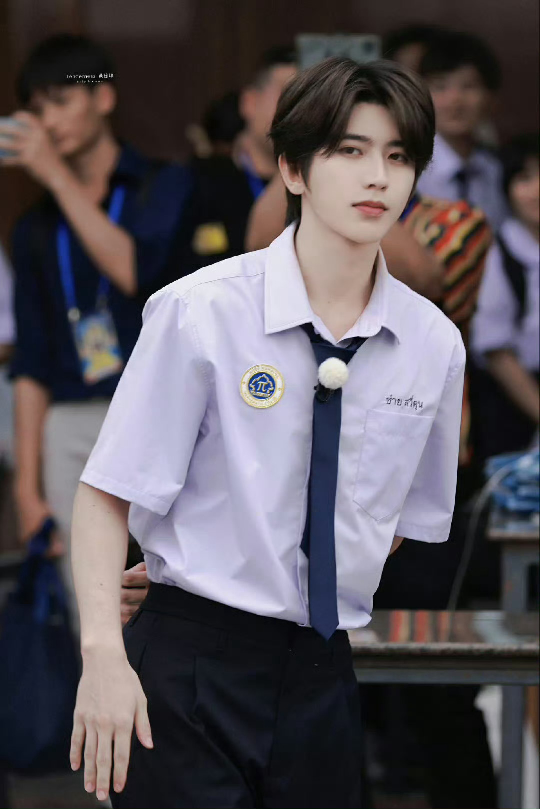 自带青春少年感的蔡学长蔡徐坤