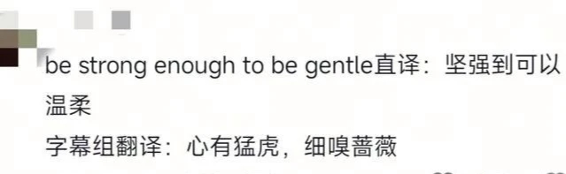 再次拜服于中文翻译的魅力！ 