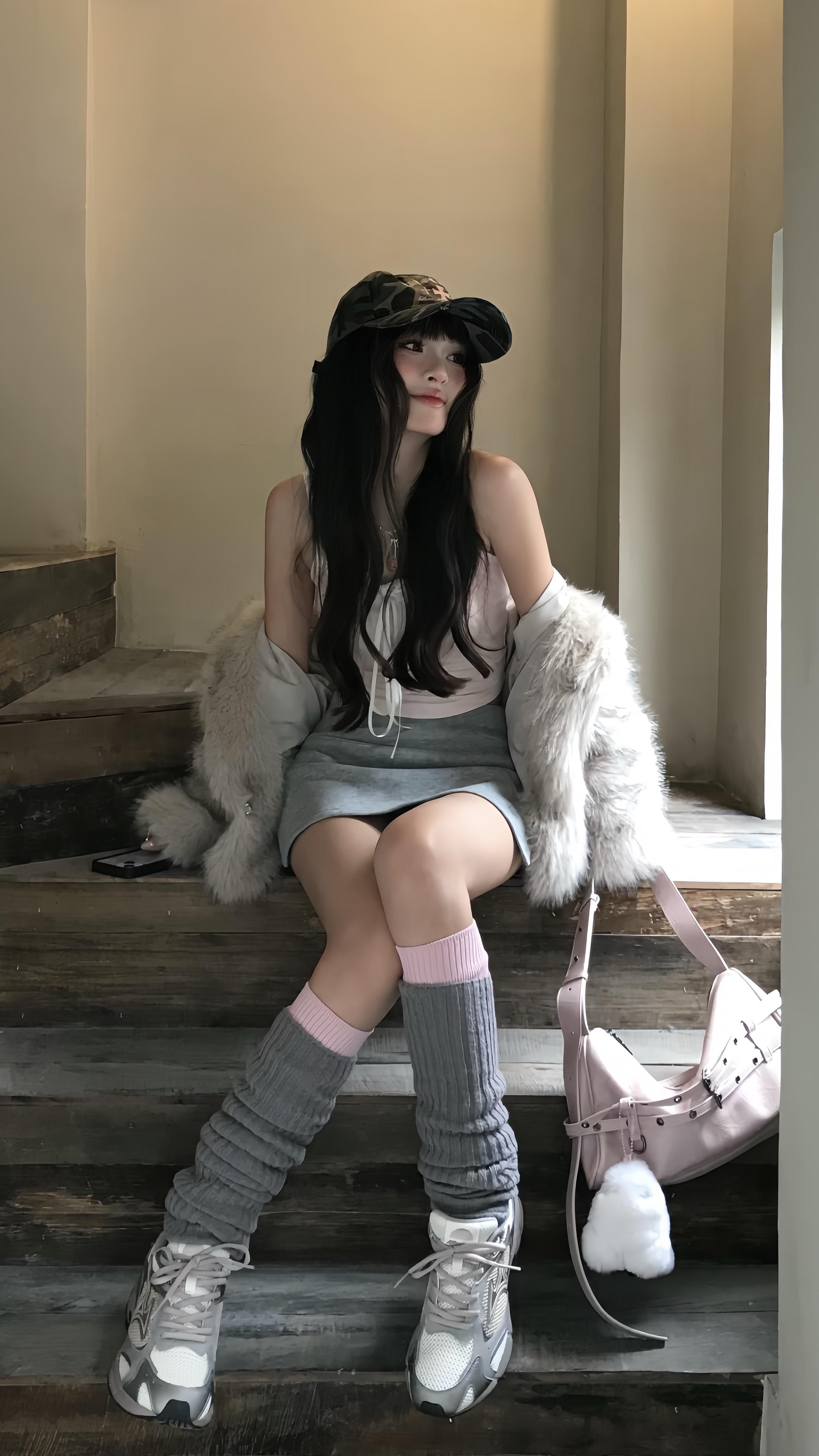 韩系 ins ootd 美津浓
