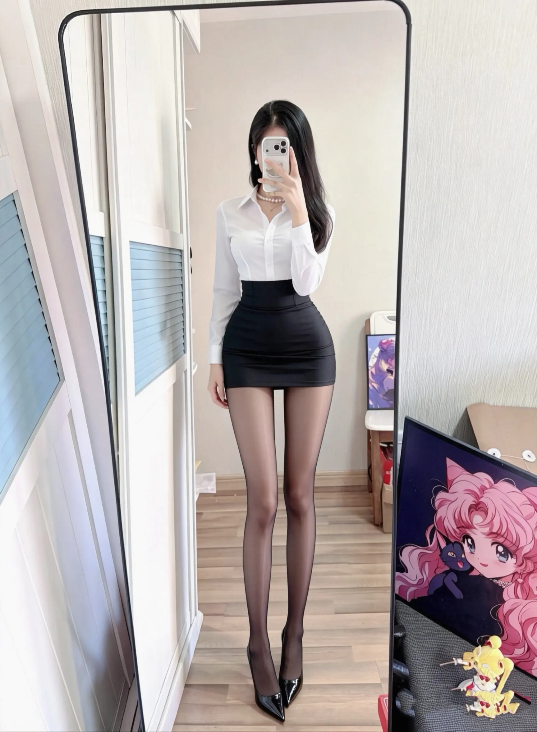 职业装美哒哒。
