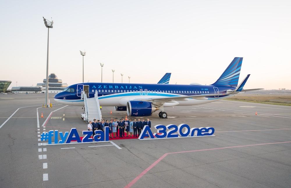 近日，阿塞拜疆航空接收该航司第二架空客A320neo。据悉，该飞机搭载机上娱乐系