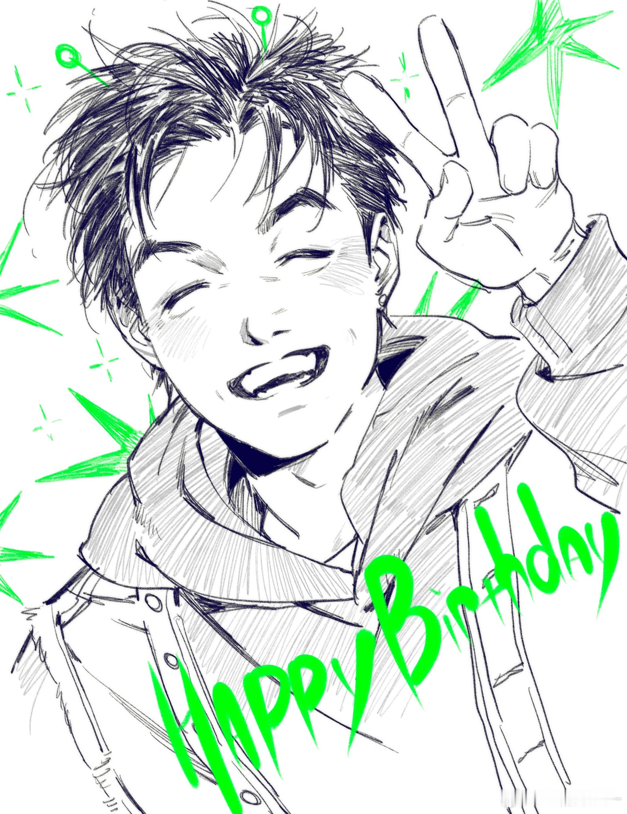 呃呃呃啊啊啊不在家拿pad紧急搞一下，李黑生日快乐！！！ 李黑李嘉诚