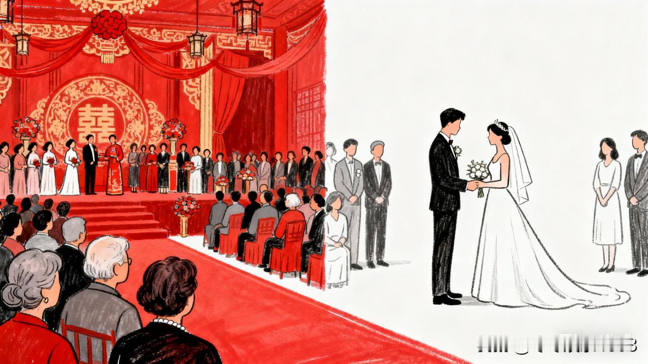 现在的年轻人更重“体验感”而非“面子”，也更务实。真的和老一辈截然不同！有个开婚