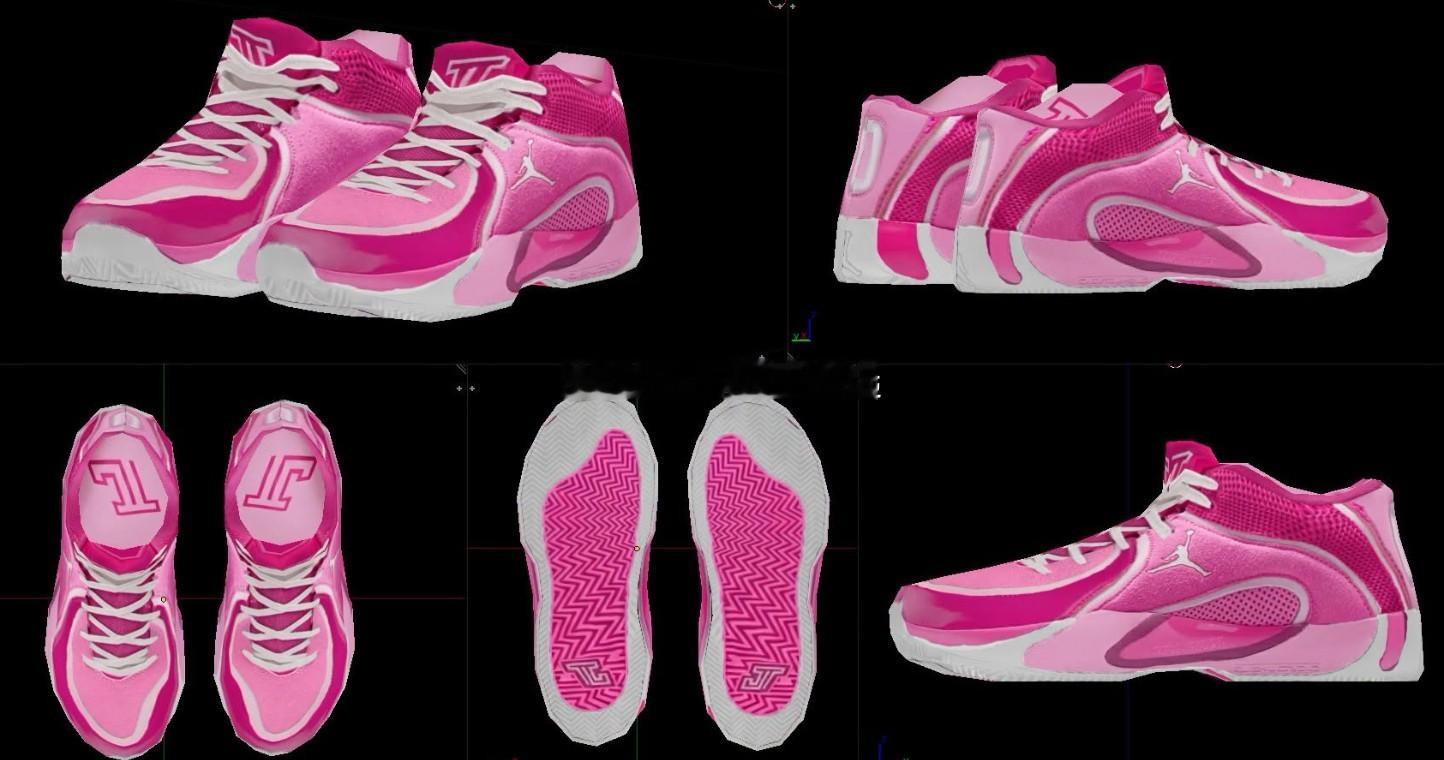 2K14 Jordan Tatum 4 Regal Pink 鞋补 Bledz0