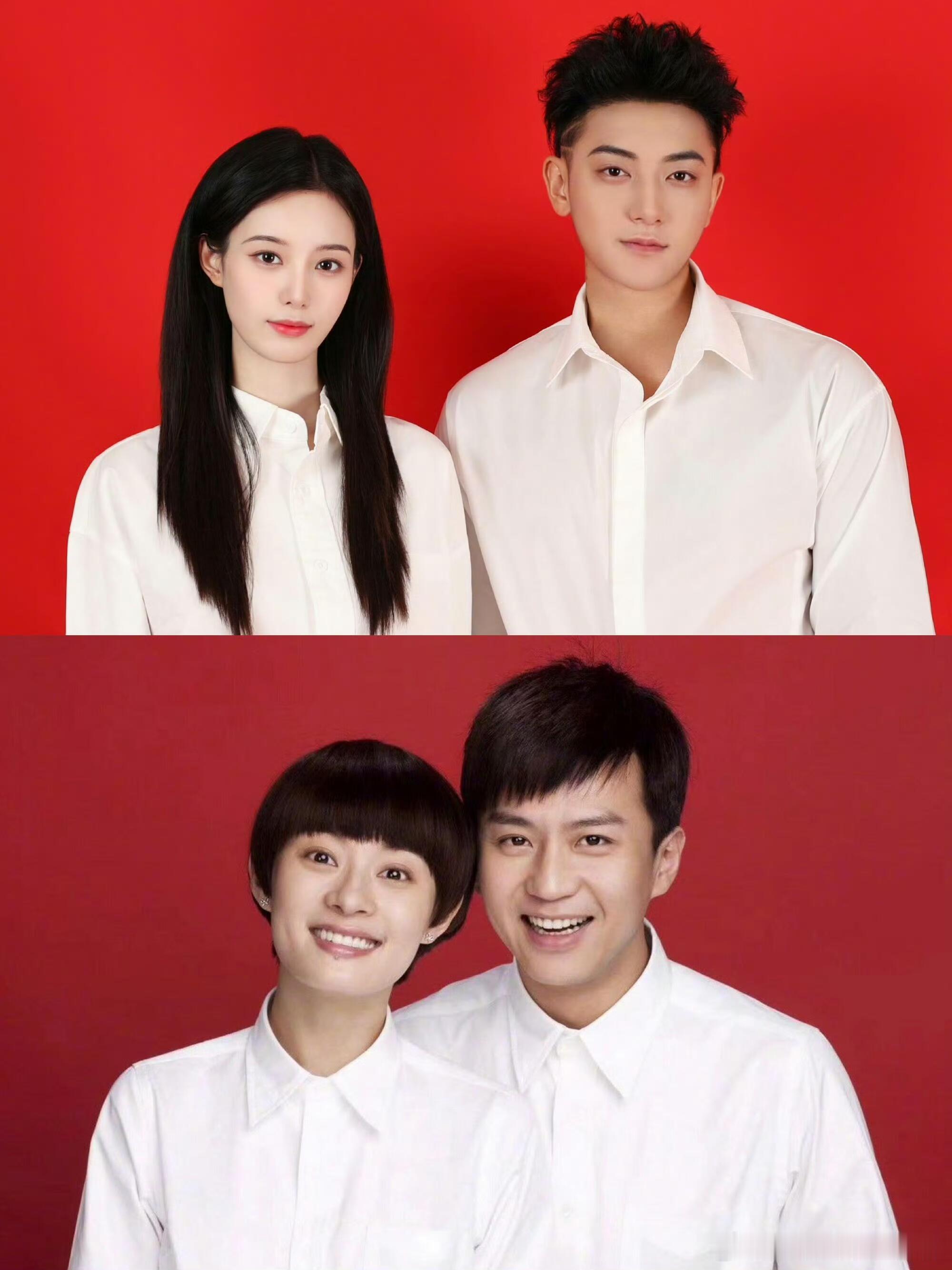 10对明星结婚照，只有黄子韬徐艺洋离得远远的[笑cry]，两人都放弃不了自己的黄
