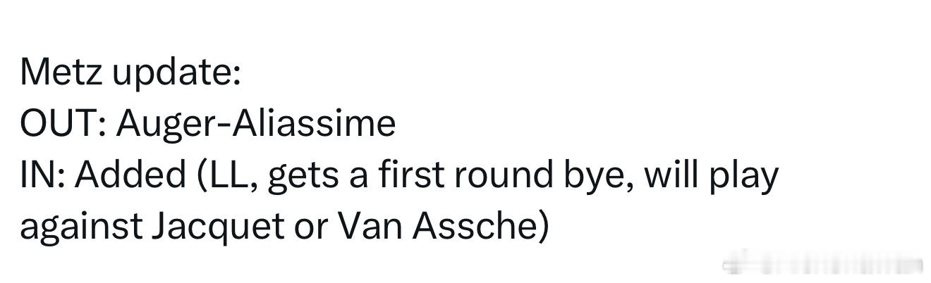 一则退赛消息！！！巴黎大师赛亚军阿利亚西姆退出梅兹250赛穆塞蒂仍在Athens