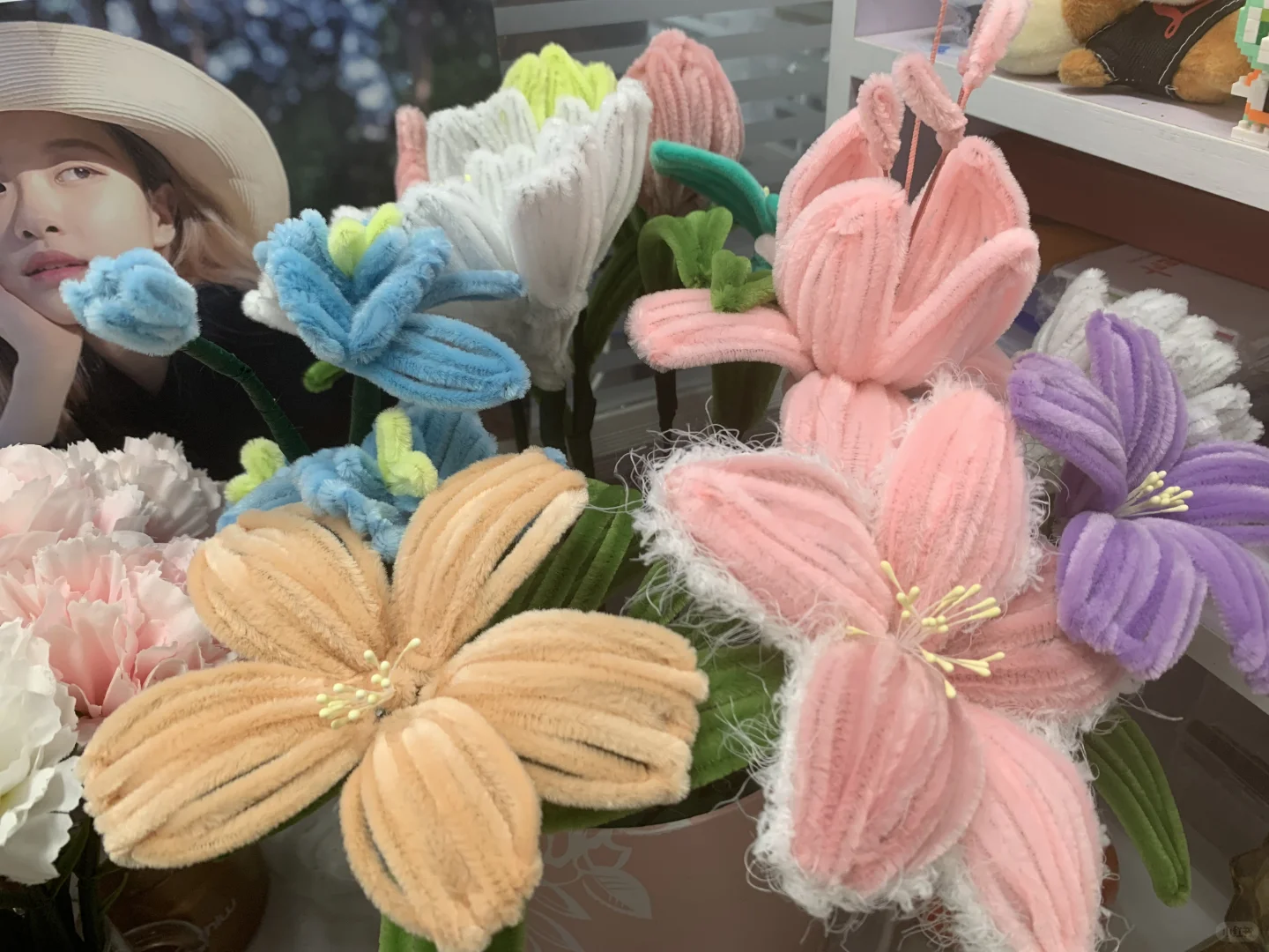 谁还没有收到男朋友亲手做的花