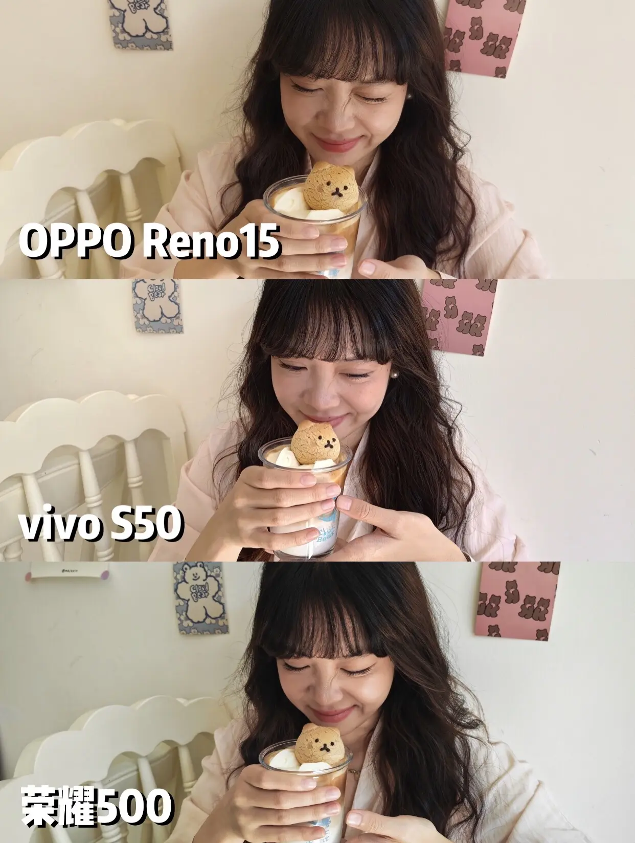 各品牌拍照手机PK.OPPO Reno15：色调偏暖、肤色自然柔和；适...