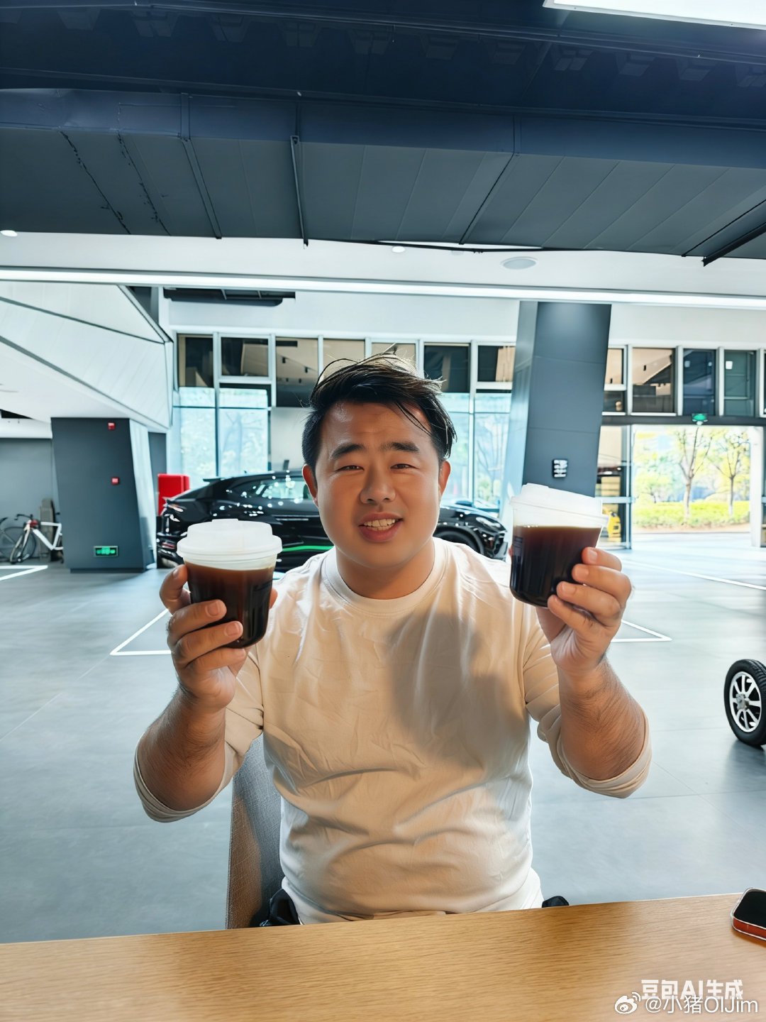 网友发来的，确实，帅了很多，应该是30年前