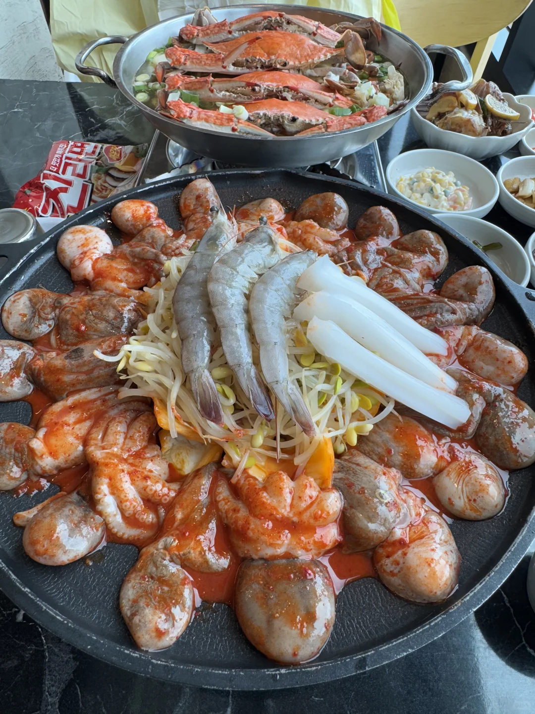 🇰🇷济州岛咸德海水浴场坠好吃的一家……🥹