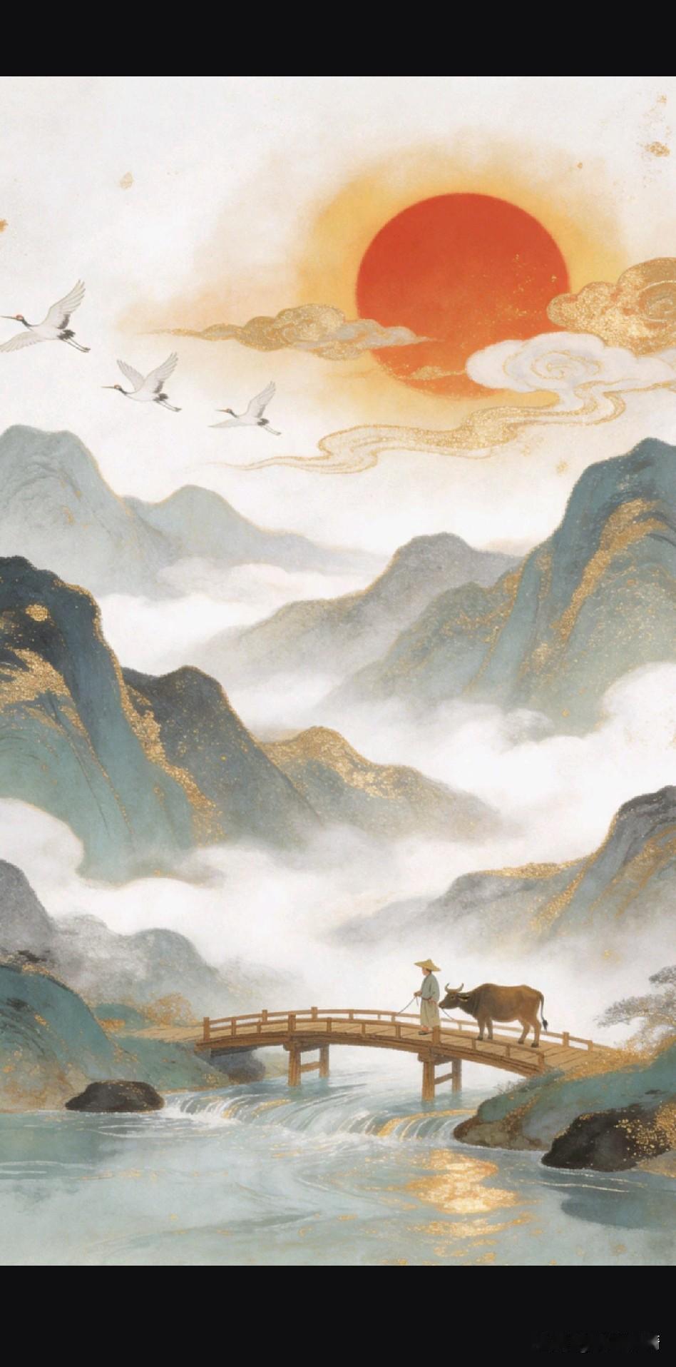 《观世三昧赋》

江河不改东流意，云卷云舒自天机
草枯犹有根在土，花谢尚存子满枝