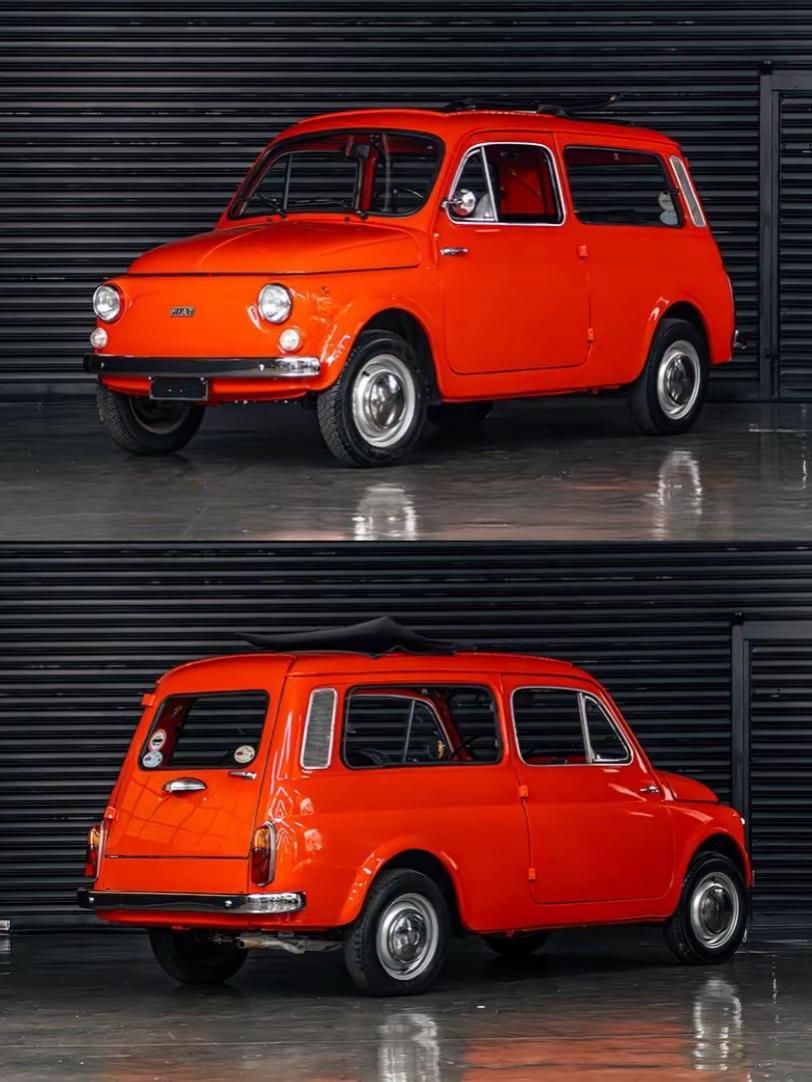 1977 年的 Fiat Nuova 500 Giardiniera，是小城生活