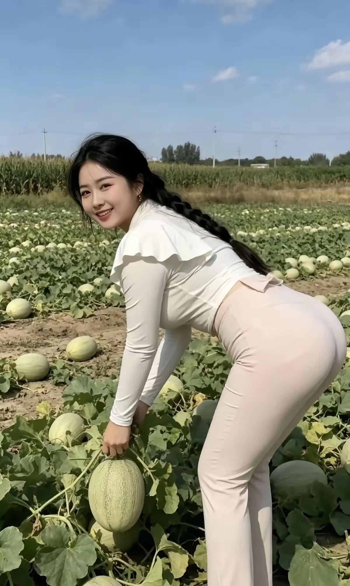 🍈 十八芳华，瓜田守望。

这瓜熟了，我也熟了。

在线征集一位帅哥，帮我摘个