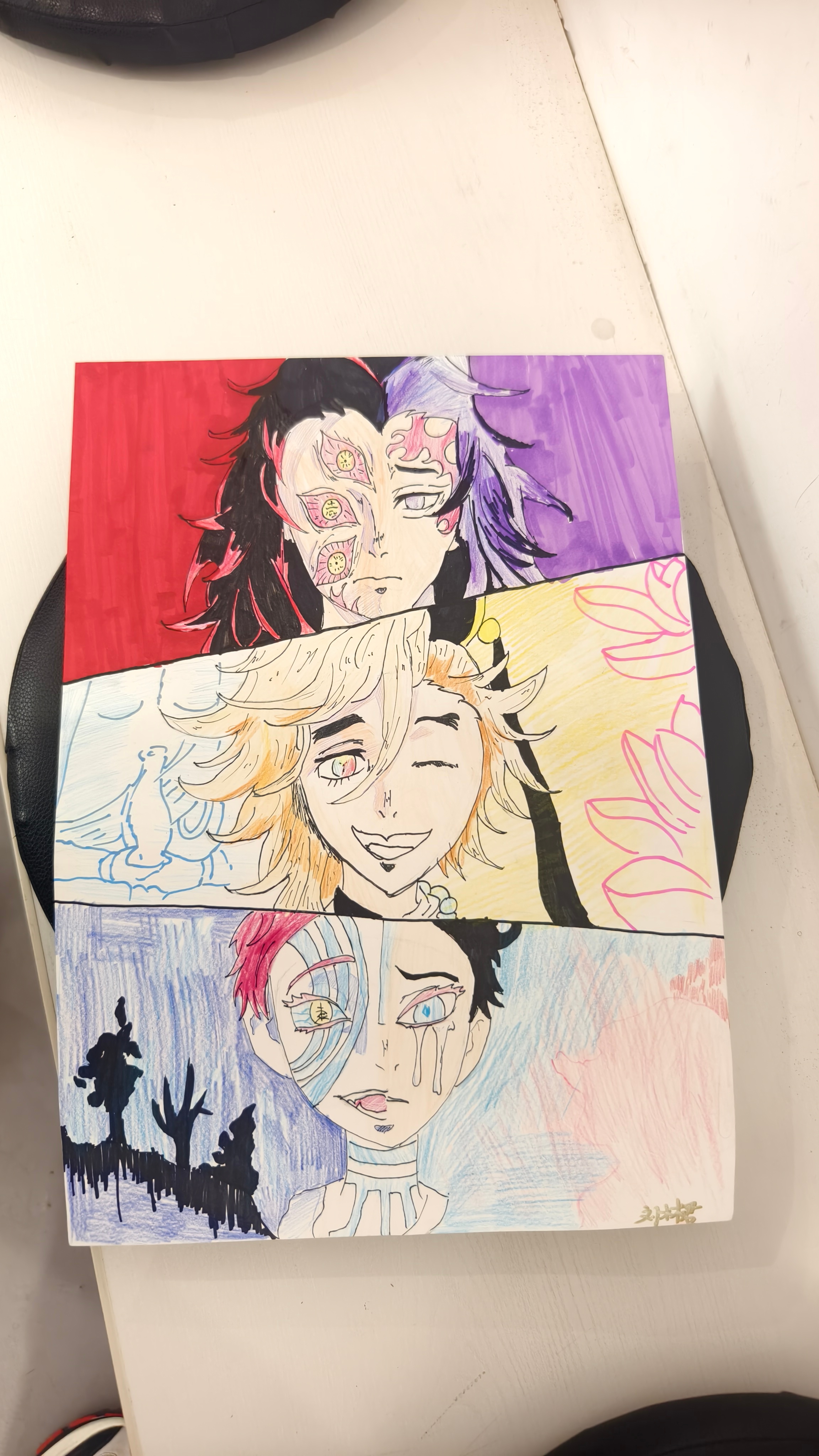 我儿子怎么只画鬼不画鬼杀队