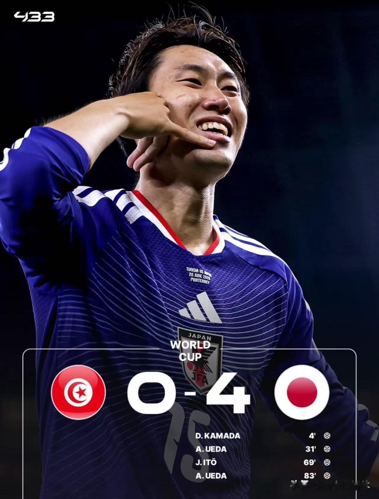终于明白日本为什么能4-0了，
23人旅欧、12人踢五大联赛只是最表层的原因，