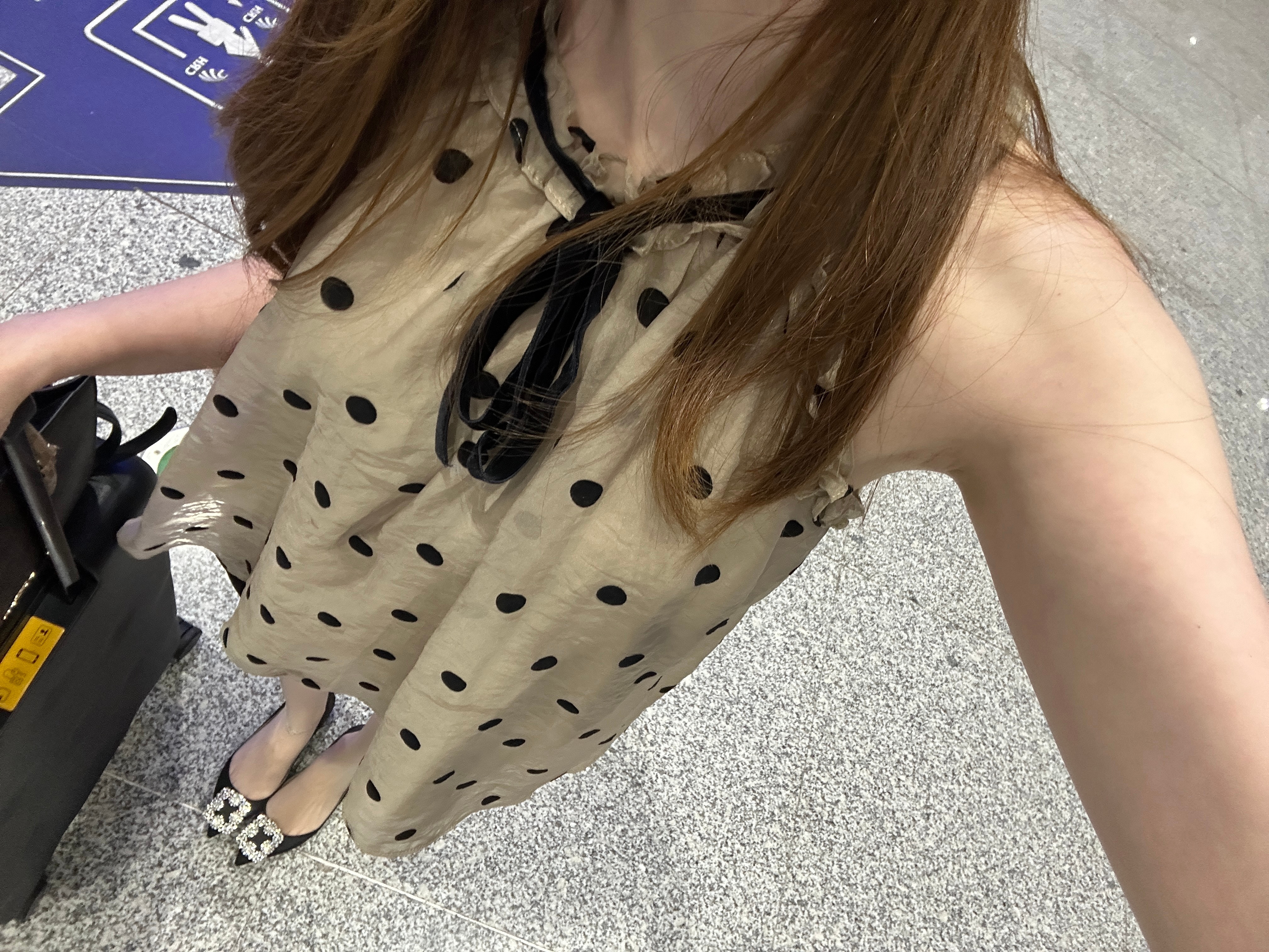 波点女孩出行记🚄涞觅润丝今天穿什么夏日穿搭
