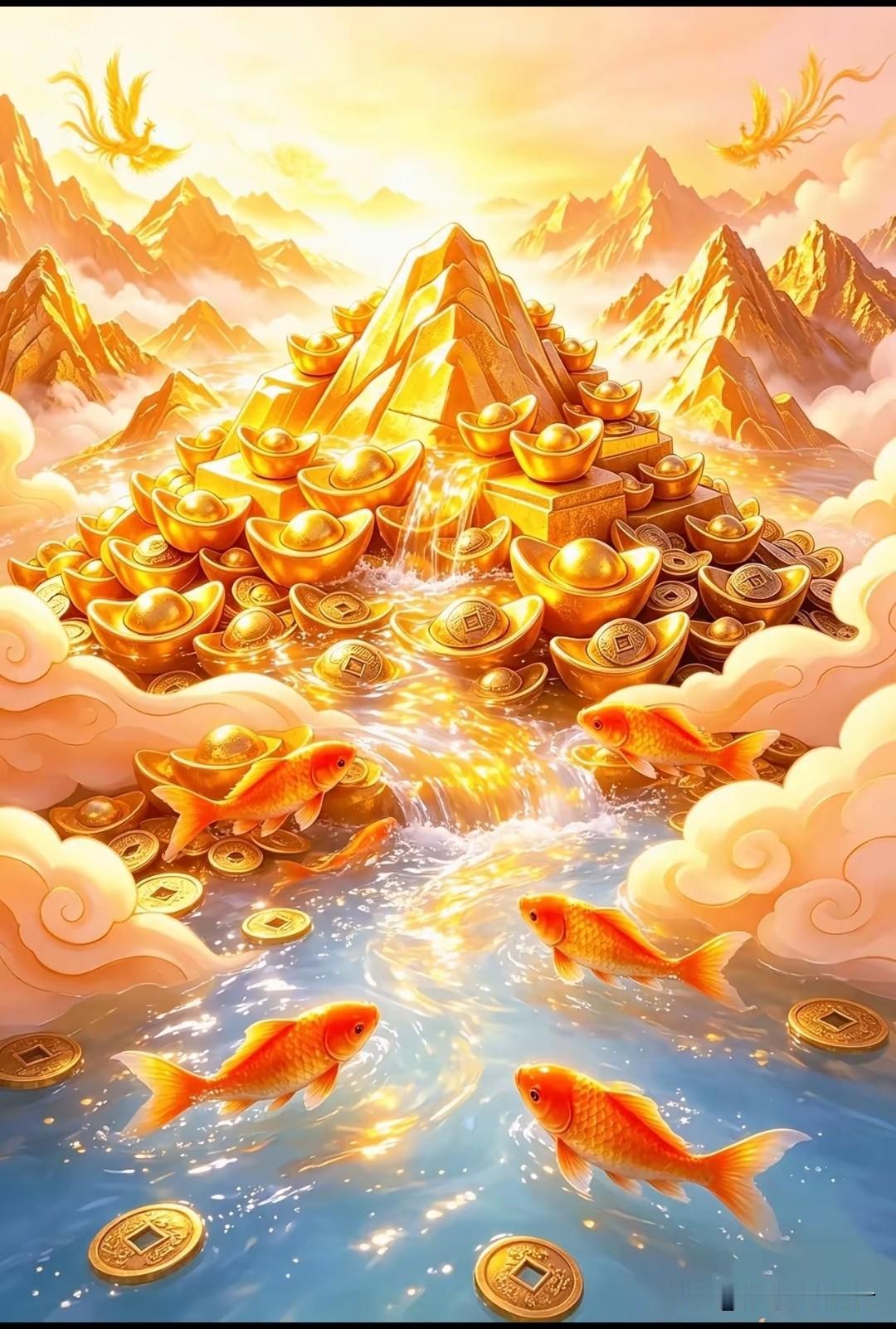 招财进宝，年年有金。