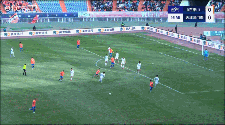 山东泰山2比1天津津门虎 中超第29轮，山东泰山2-1战胜天津津门虎。卡扎伊什维