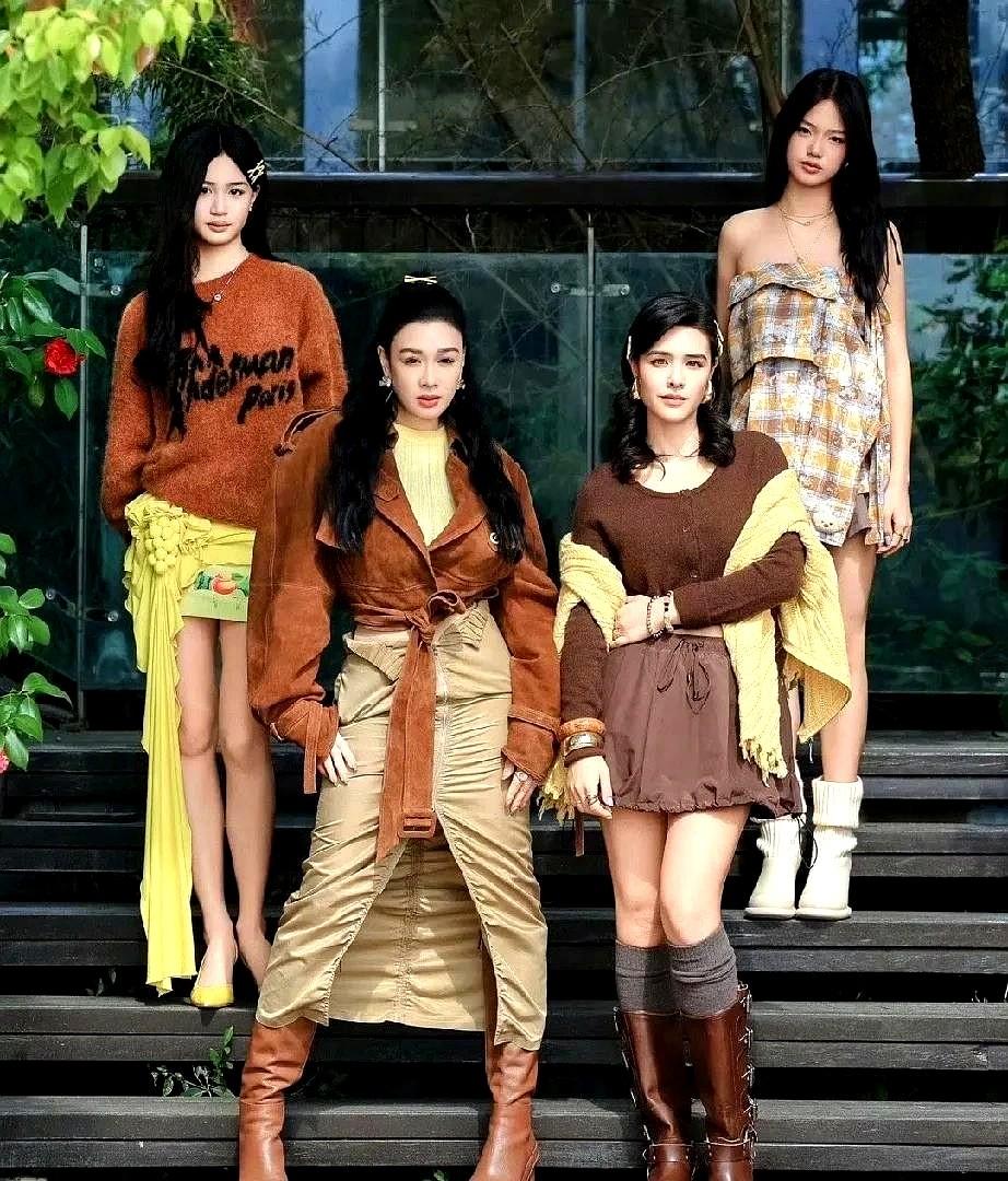 千万不要一味地想生儿子了！
看看钟丽缇，3个可爱的女儿！
太香了！
都说女儿是妈