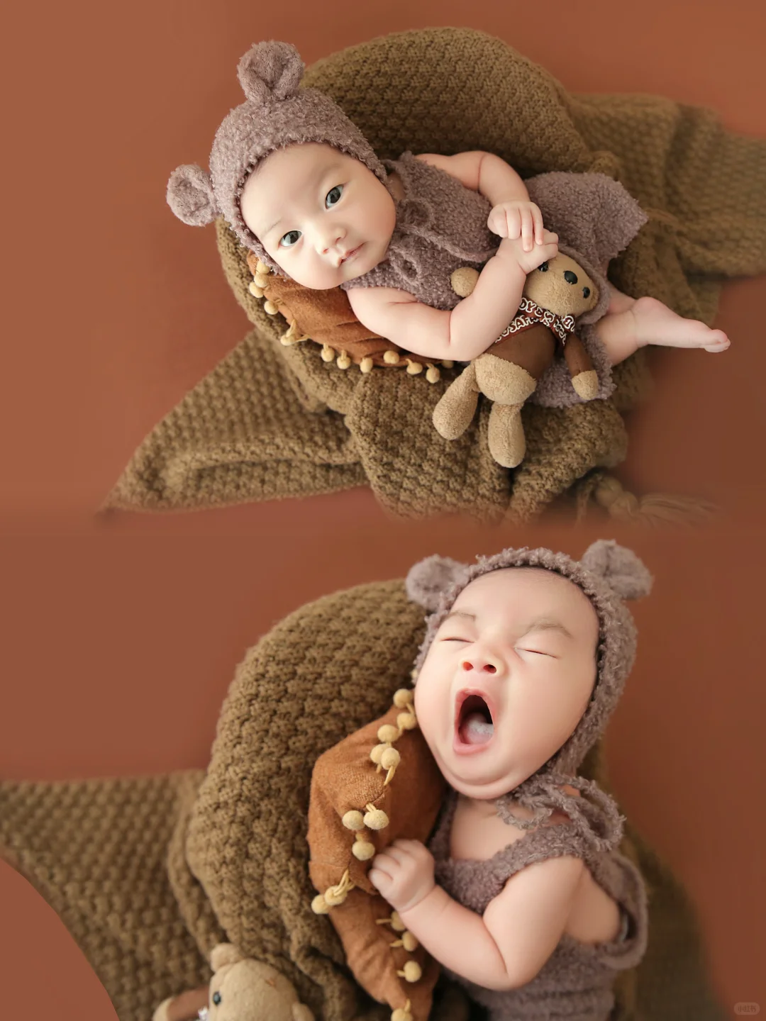 她好像知道自己很可爱👶🏻满月照抄作业成功