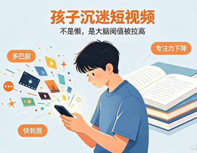 脑科学警钟：短视频成瘾，正在毁掉孩子的专注力
