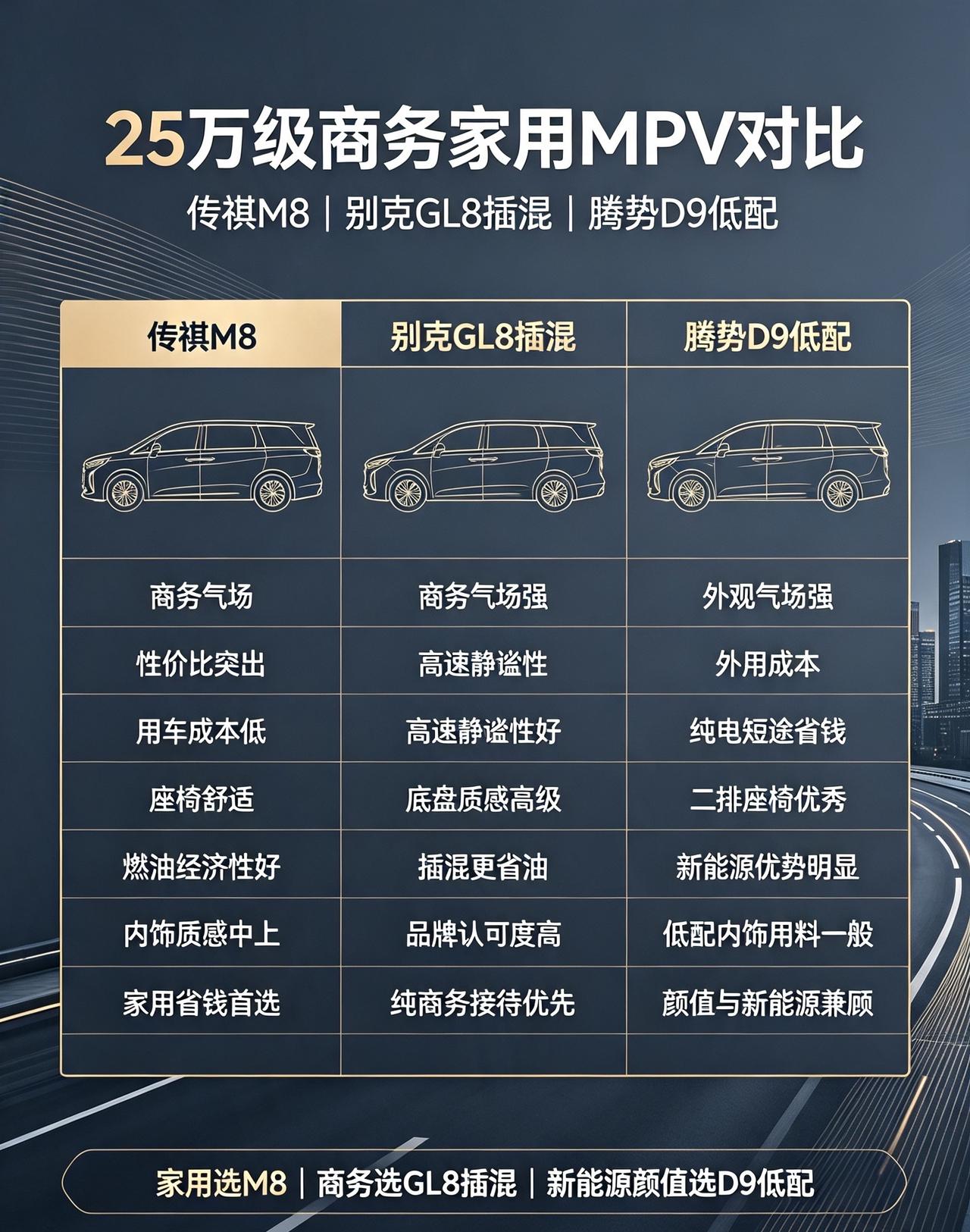 既要商务接待排面，又能全家出游，MPV三巨头必须好好掰扯一下。别克GL8可以说是