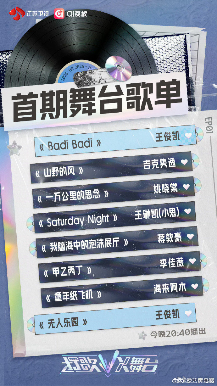 王俊凯打歌2026收视率打歌2026召集人王俊凯上线，《Badi Badi》搭配