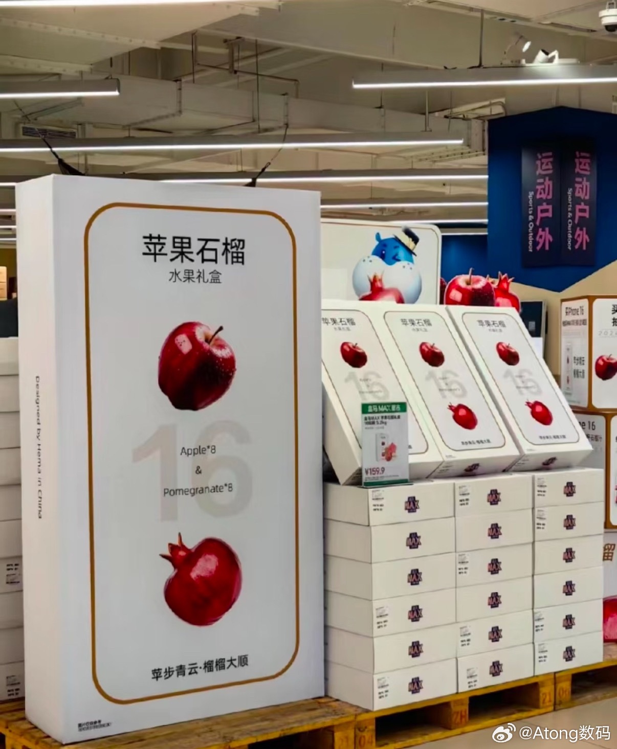 端午快乐已经提前收到了老板发的苹果石榴礼盒[嘻嘻]iphoneiPhone[超话