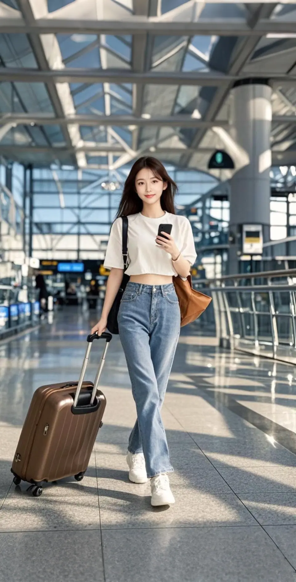 AI扩图 AI启程佳人