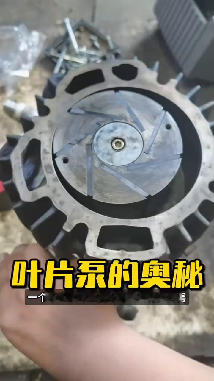叶片泵的奥秘。
一个不起眼的金属叶片到底有多厉害？它的出现甚至让液压泵完成了一次