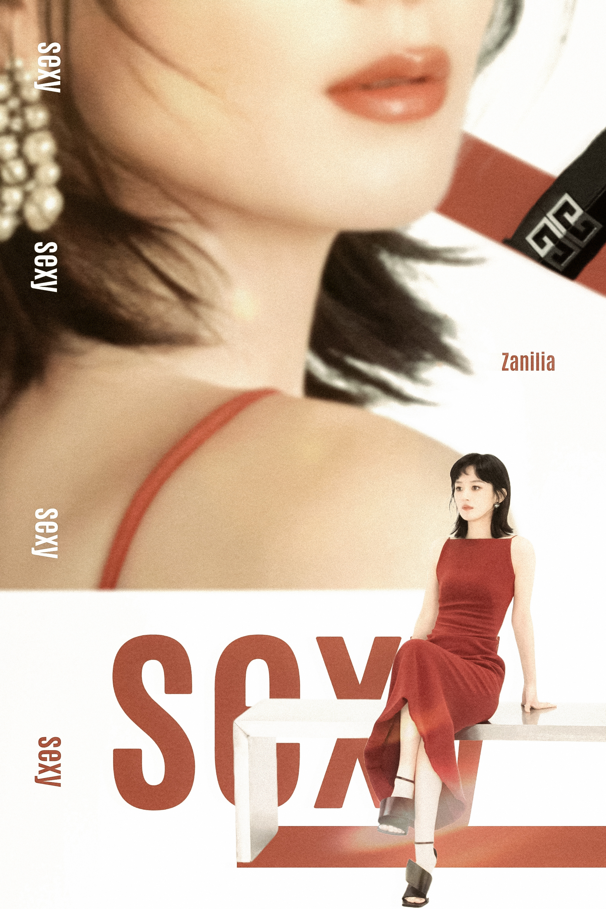 赵丽颖sexy•性感纪梵希全球彩妆及香氛代言人赵丽颖