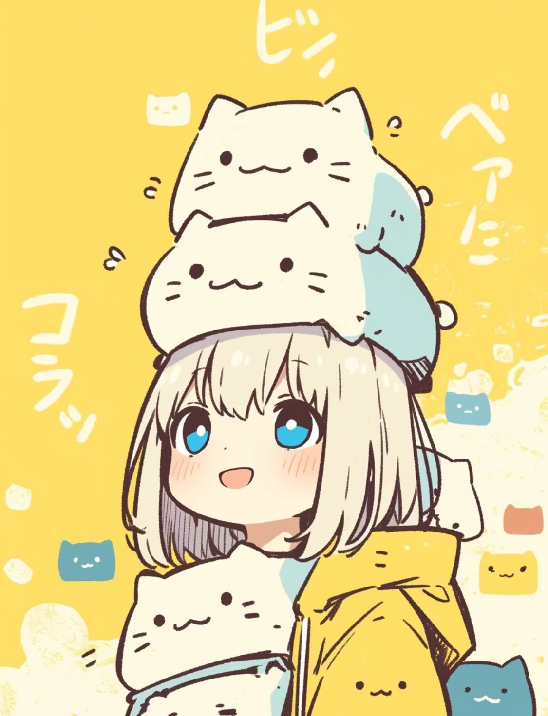 猫猫头好可爱呀🐱快来加入猫猫教吧！ ​​​