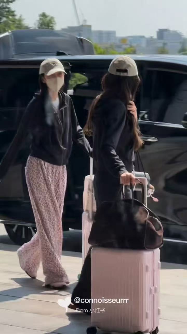 angelababy首尔回国 韩国首尔偶遇angelababy 韩国首尔偶遇an