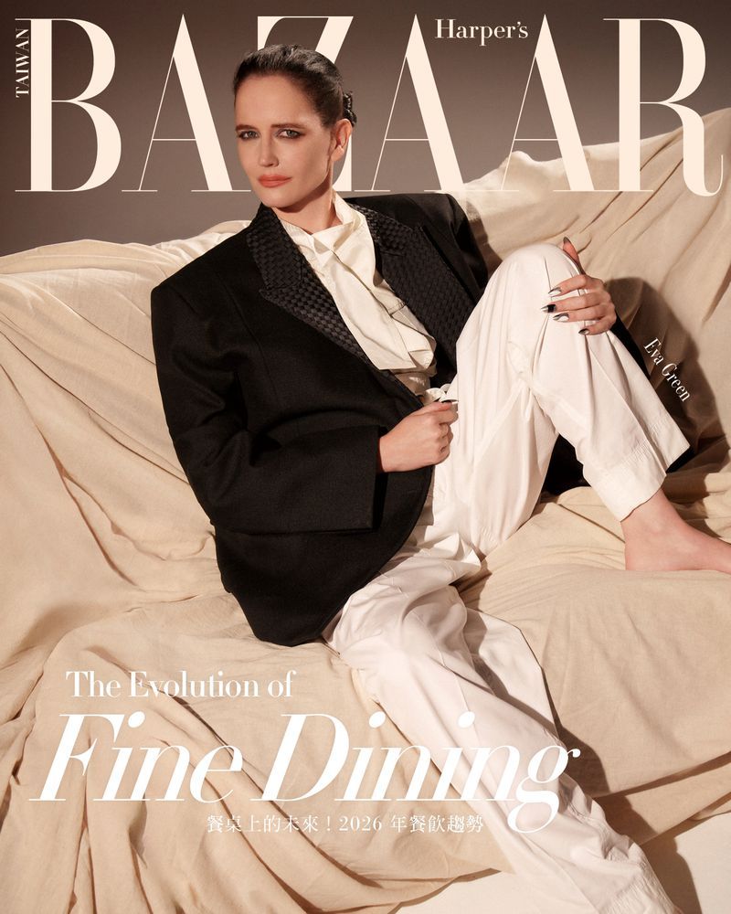 演员Eva Green登上台版《Harper's Bazaar》2025年12月