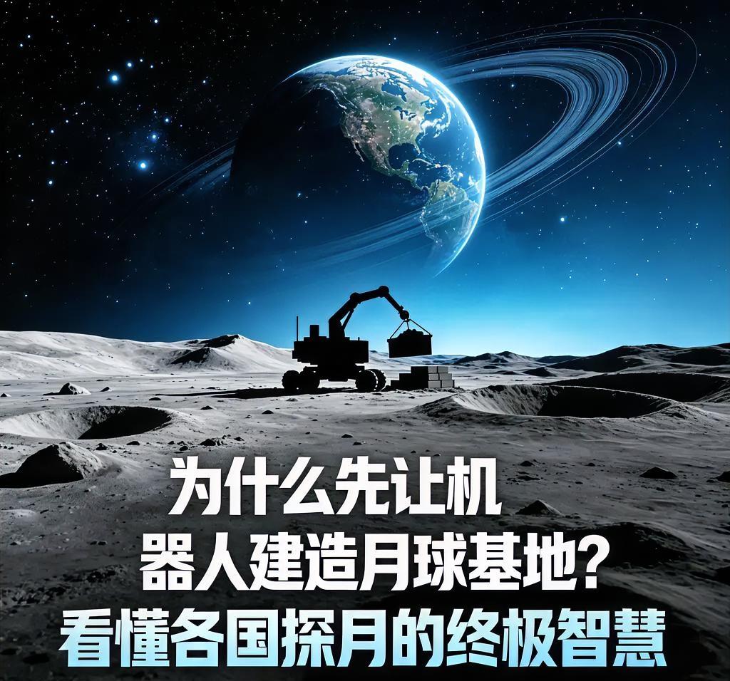 呢?
为什么先让机器人建造月球基地？看懂各国探月的终极智慧
 
为什么先让机器人