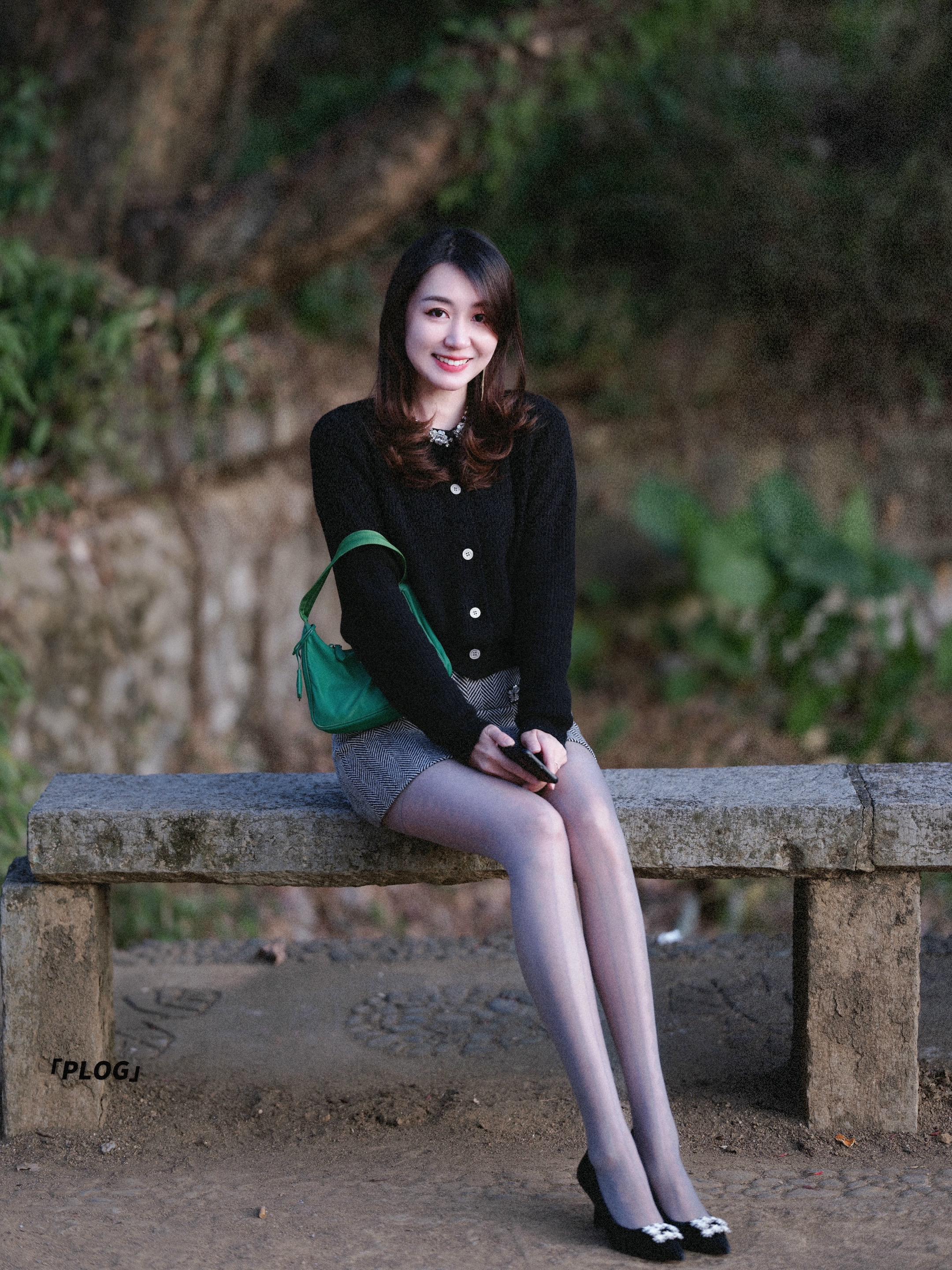 港风复古 穿搭 街拍 大长腿 街拍