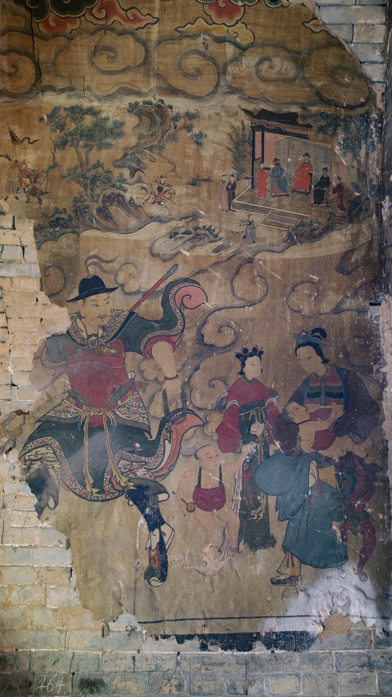 石碑记载该庙始建于明万历年间，清道光曾有修葺，曾作为生产队的仓库，塑像已无，但却