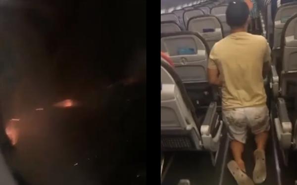 一架南美航空（LATAM Airlines）航班从巴西机场起飞后不久，右侧引擎突