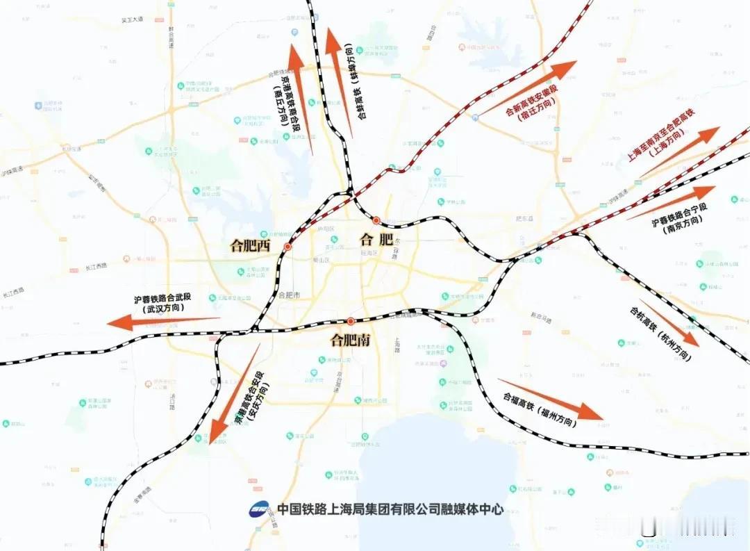 截止目前，中部六省中，安徽的高铁路网是最完善的，互联互通和路网结构是最优的。
