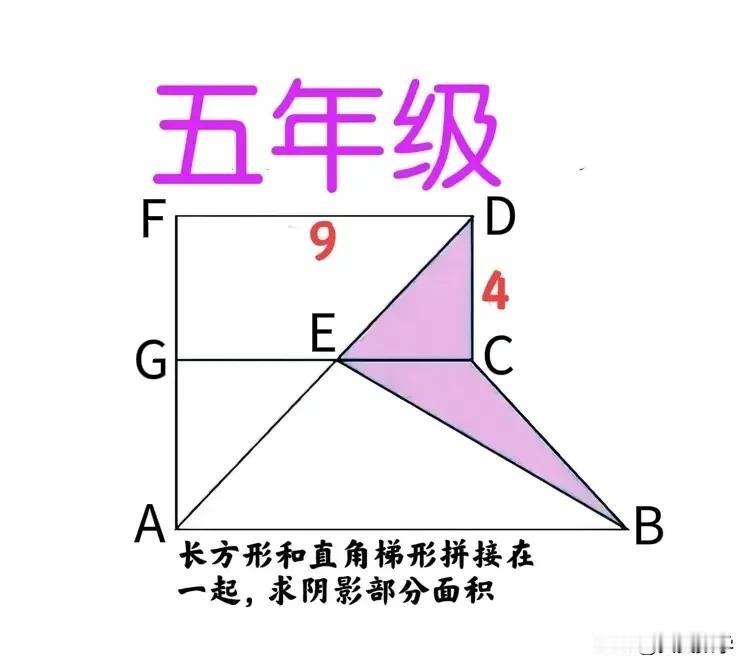 “会者口算，难者白卷！”这是一道小学五年级数学竞赛题：不规则四边形仅一边已知，求