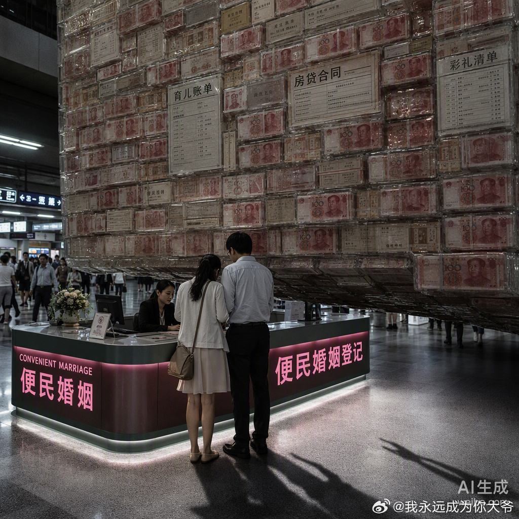 “结婚率低难道是民政局不好找吗？”这句反问背后，藏着太多在秩序缝隙里摇摇欲坠的体
